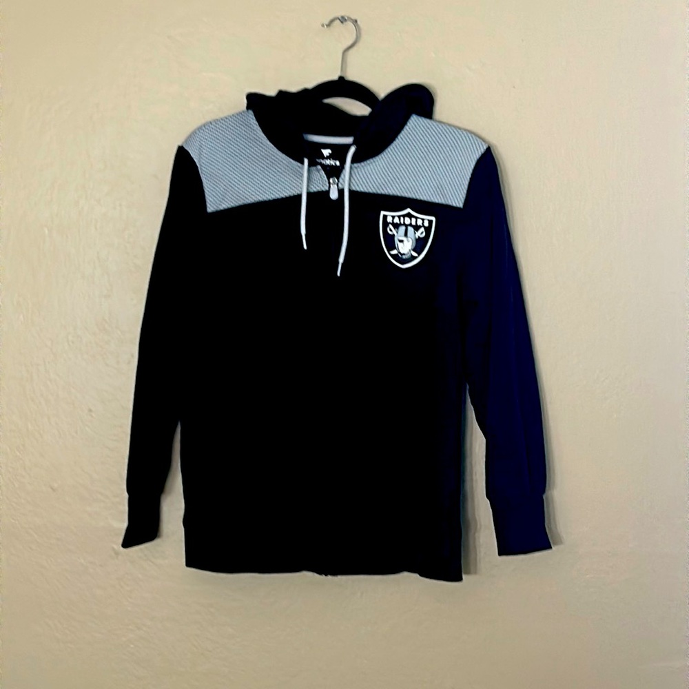 Women’s Fanatics Raiders Zip Up Jacket Size Large